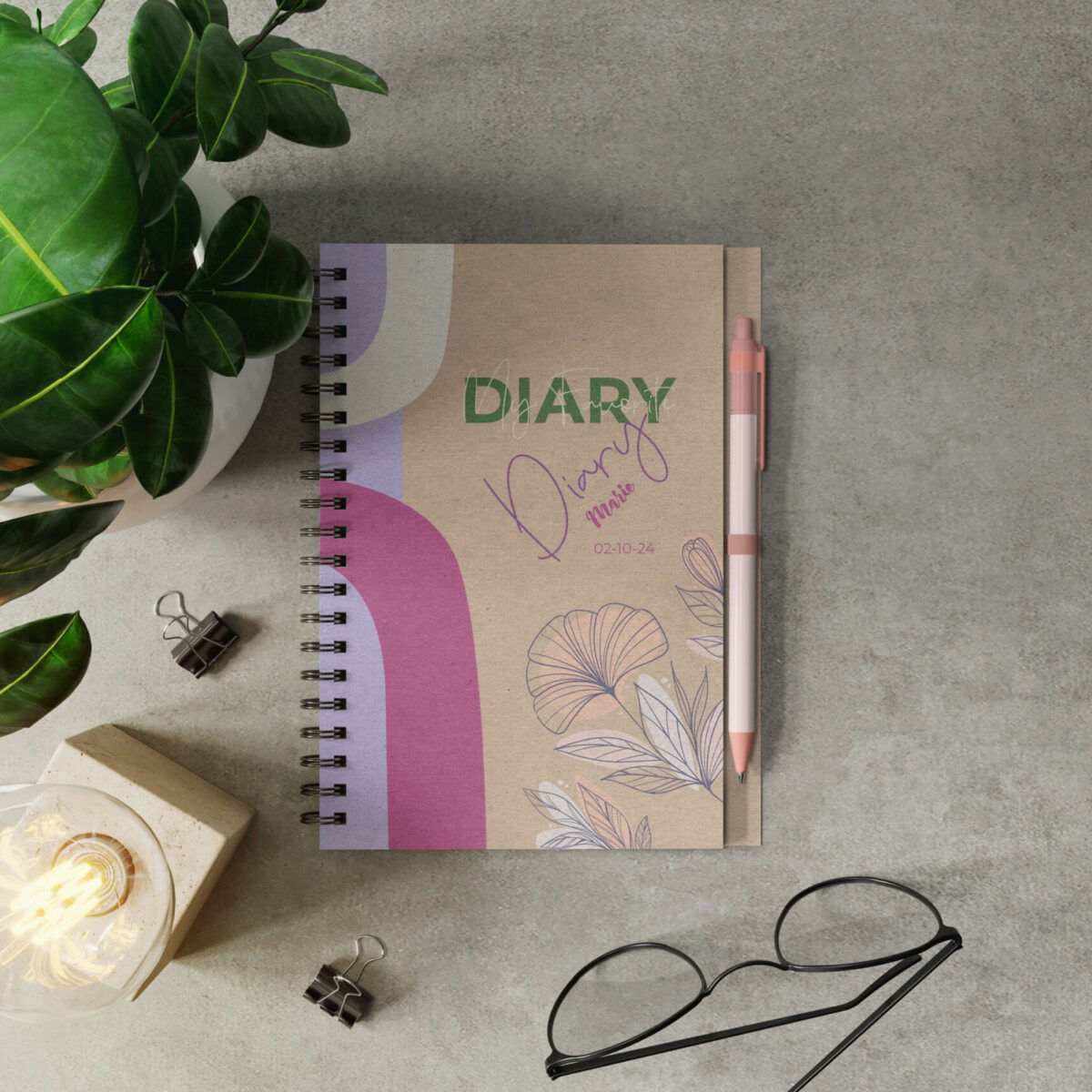 A5 Office Diary for business professionals, with customizable cover options