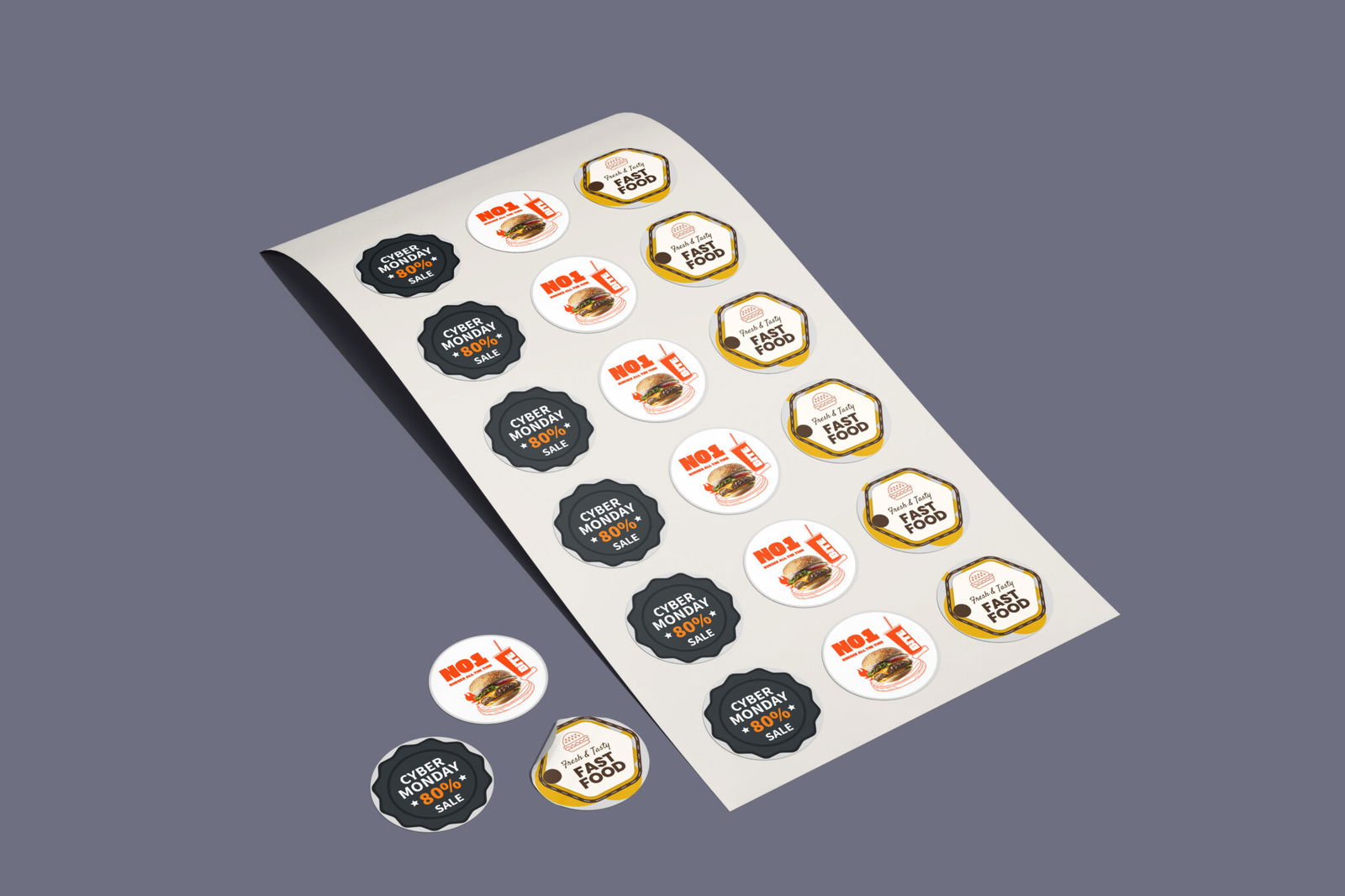 Promotion stickers